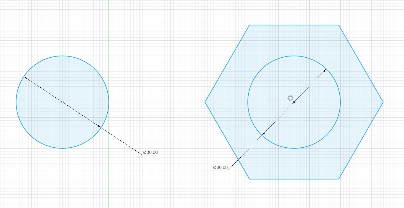 Gewindeprofil als parametrische Skizze in Autodesk Fusion